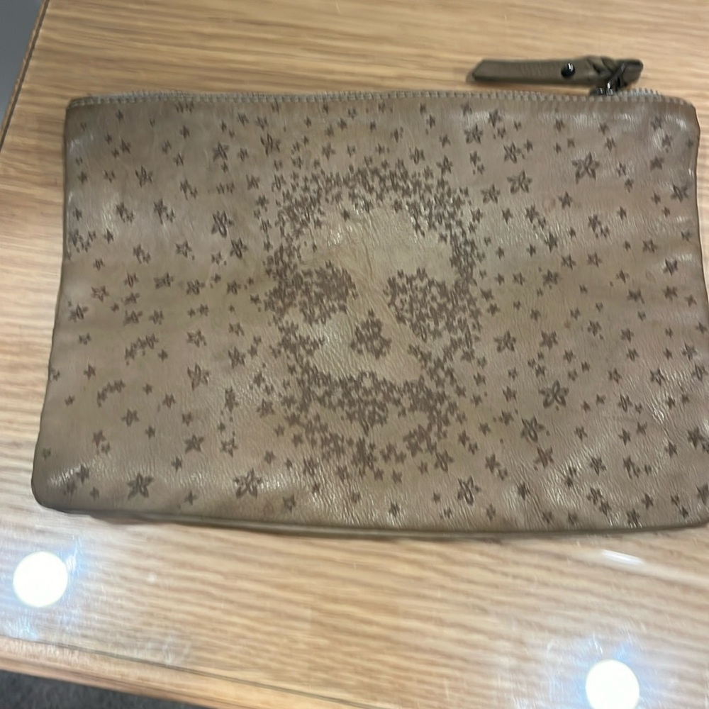 Zadig & Voltaire gray clutch